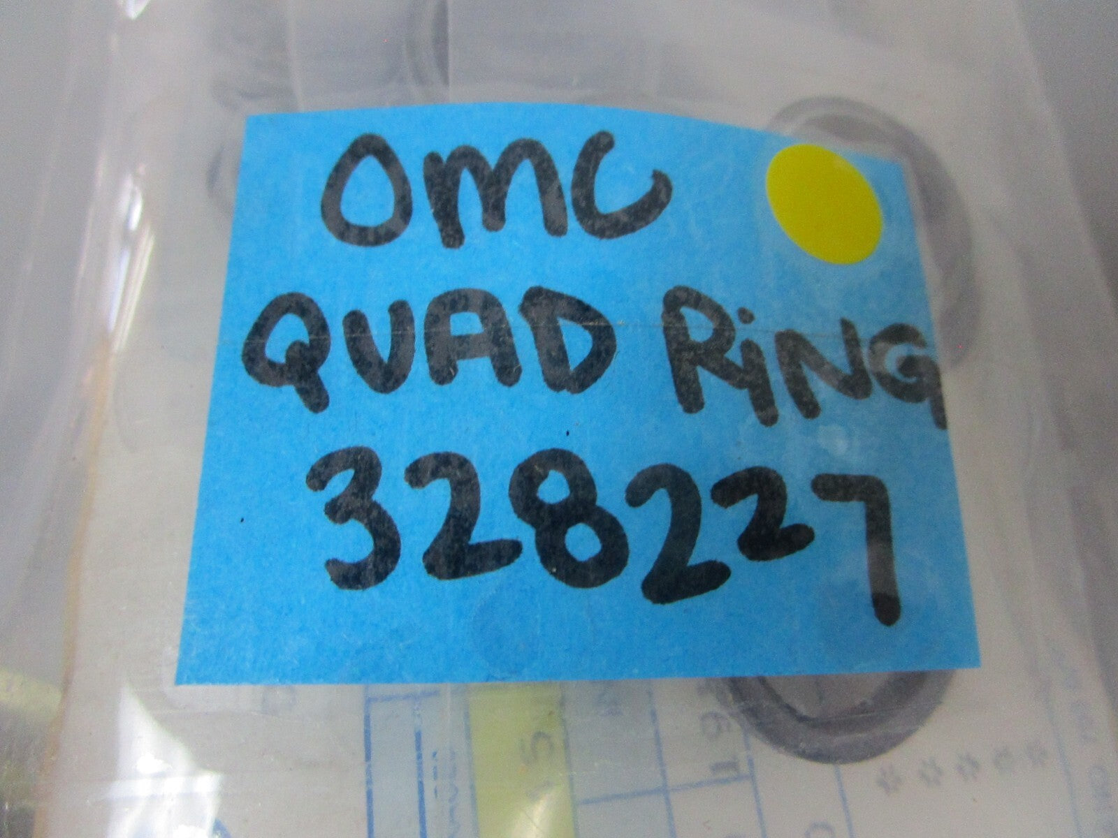 *NEW OEM* (LOT OF 3) 0810 OMC Johnson Evinrude Quad Ring 328227 0328227