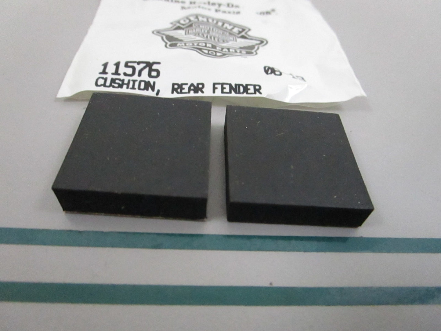 NEW OEM 11576 Harley Davidson 2 Rear Fender Cushion Set 0810