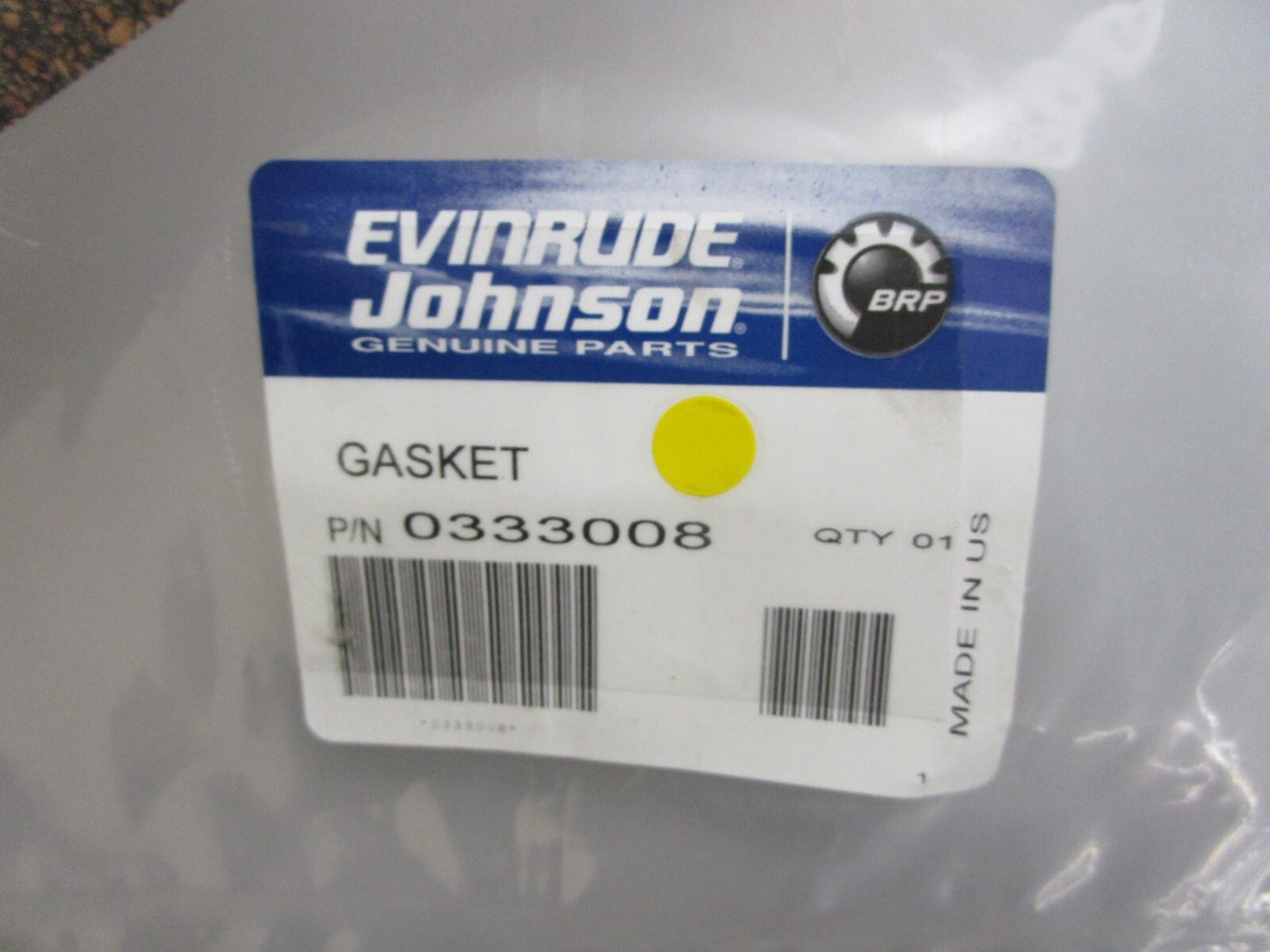 *NEW OEM* 0810 OMC Johnson Evinrude Gasket 333008 0333008