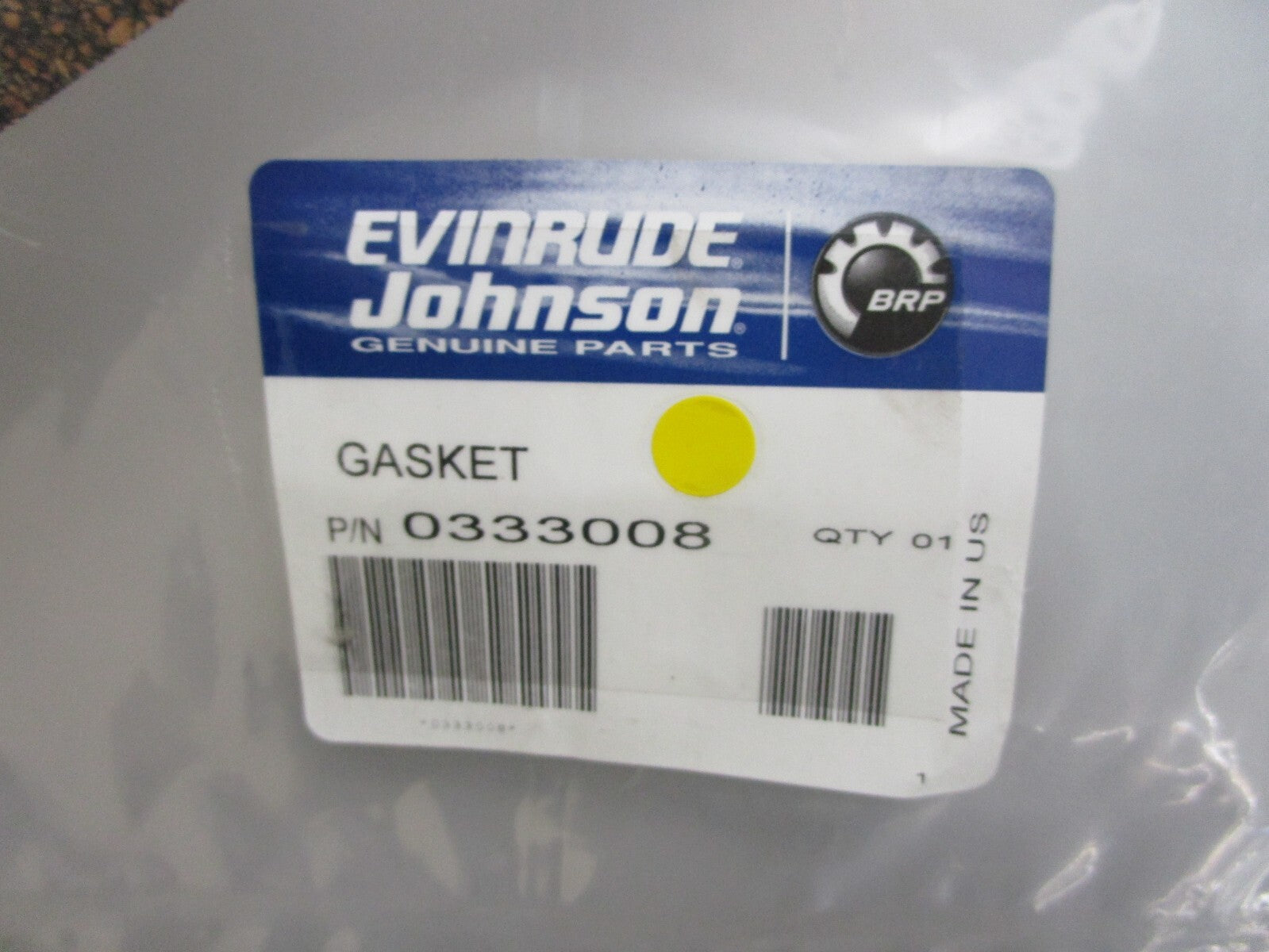 *NEW OEM* 0810 OMC Johnson Evinrude Gasket 333008 0333008