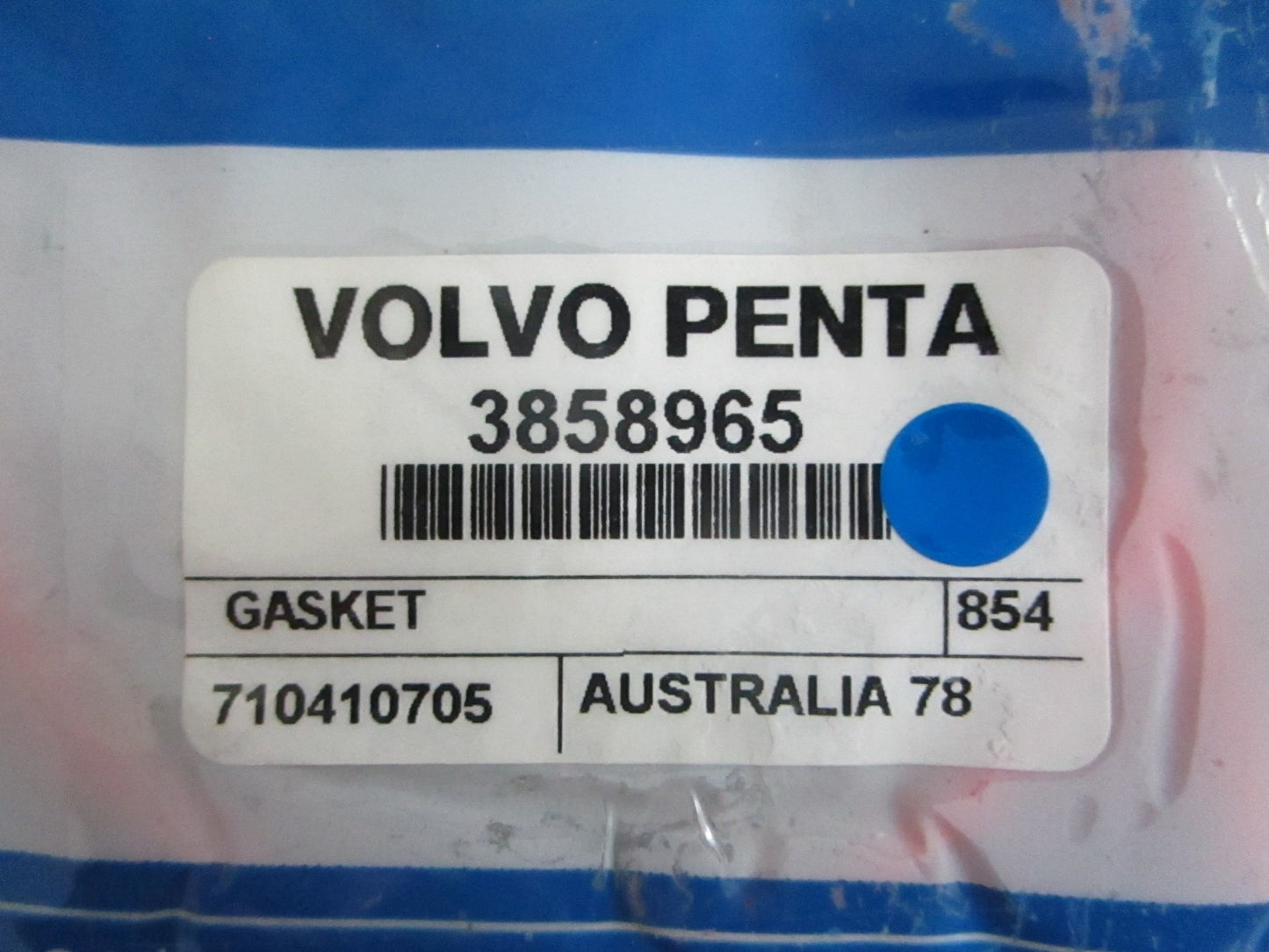 *NEW OEM* 0820 Volvo Penta Gasket 3858965