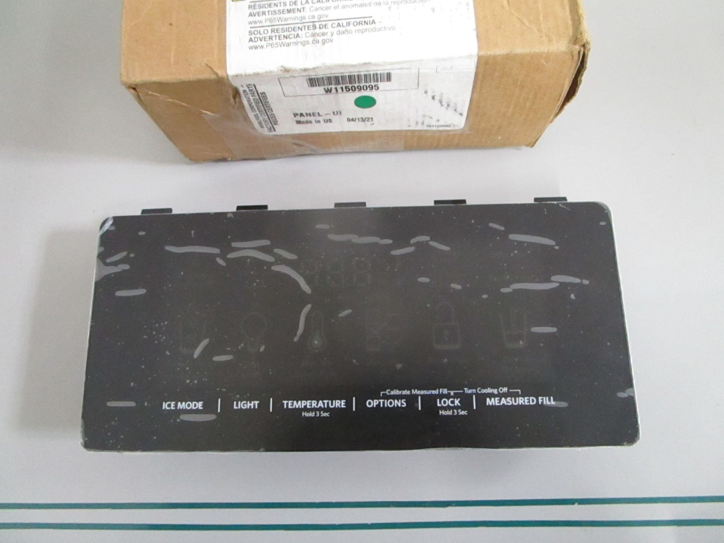 Whirlpool NEW OEM Refrigerator UI Control Panel W11509095 NOS Genuine Part 0820