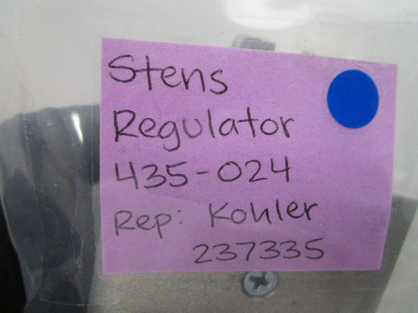 NEW Stens 435-024 Regulator Replaces: Kohler 237335 0810