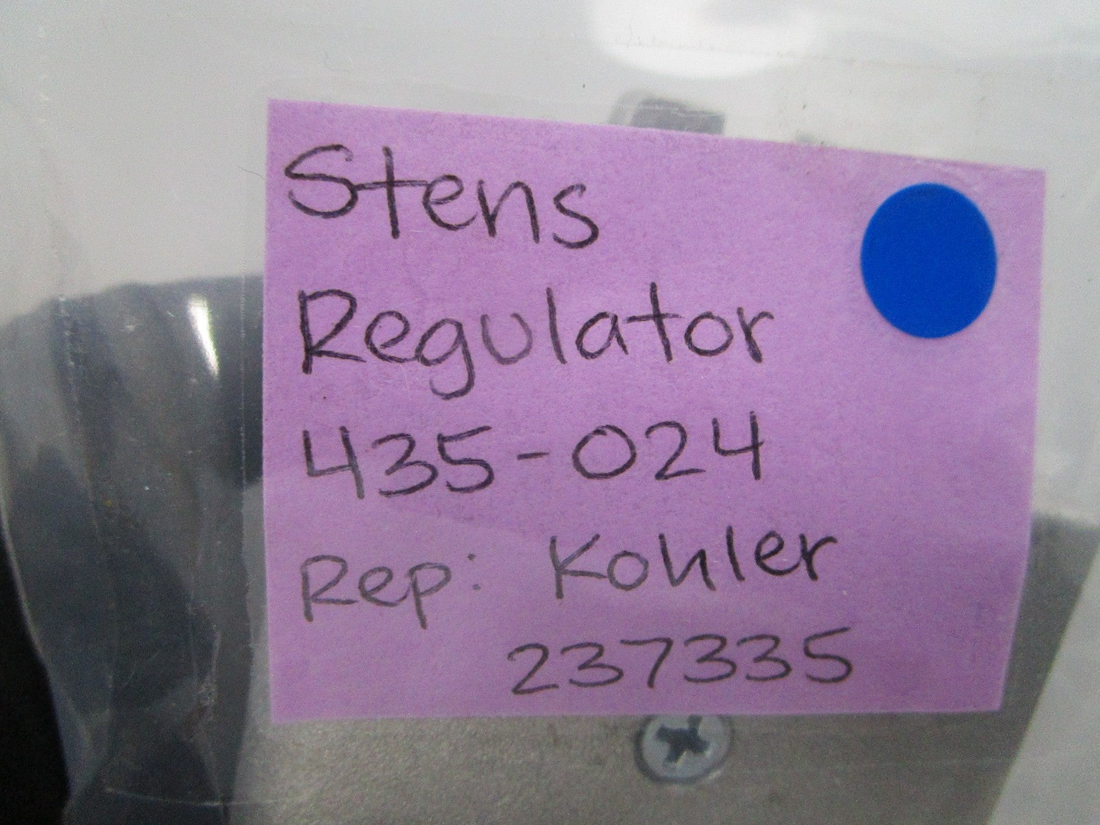 NEW Stens 435-024 Regulator Replaces: Kohler 237335 0810