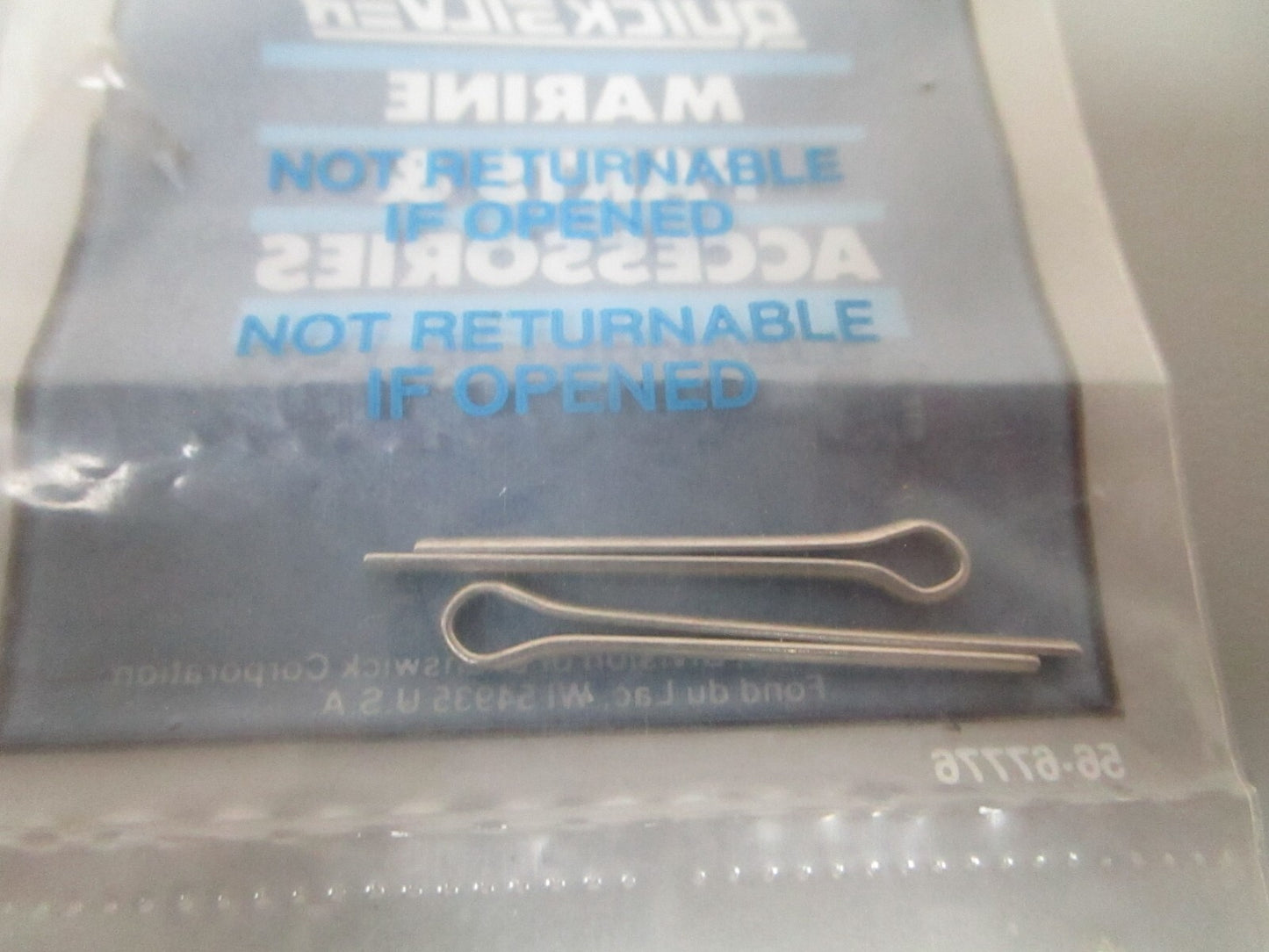 *NEW OEM* (LOT OF 2) 0810 Mercury Quicksilver Cotter Pin 18-45882