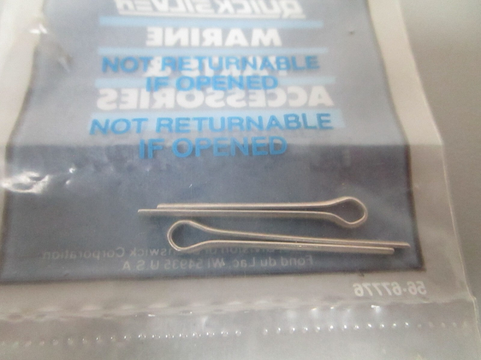 *NEW OEM* (LOT OF 2) 0810 Mercury Quicksilver Cotter Pin 18-45882