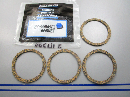 NEW OEM (LOT OF 4) 27-806871 Mercury Quicksilver Gasket 0810