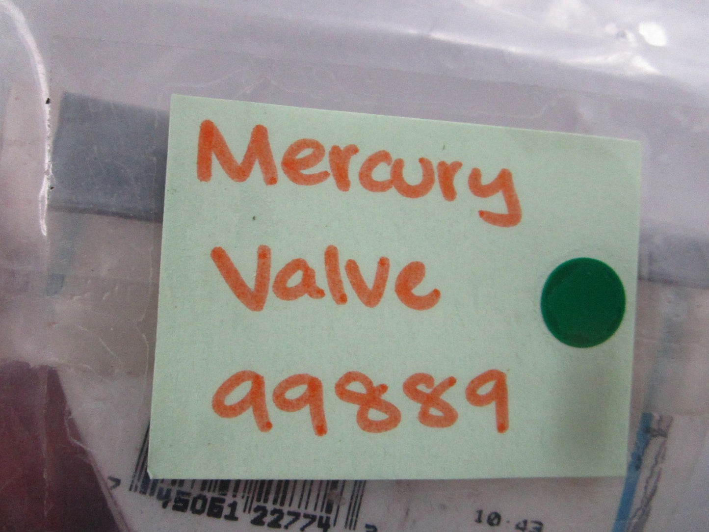 NEW OEM 99889 Mercury Quicksilver Valve 0810