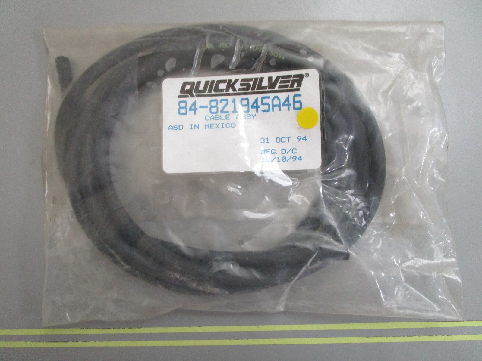 *NEW OEM* 0810 Mercury Quicksilver Cable Assembly 84-821945A45