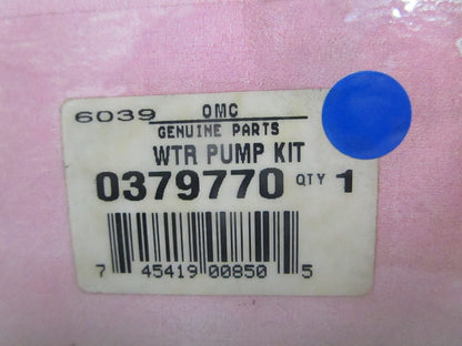 *NEW OEM* 0820 OMC Johnson Evinrude Water Pump Kit 379770 0379770