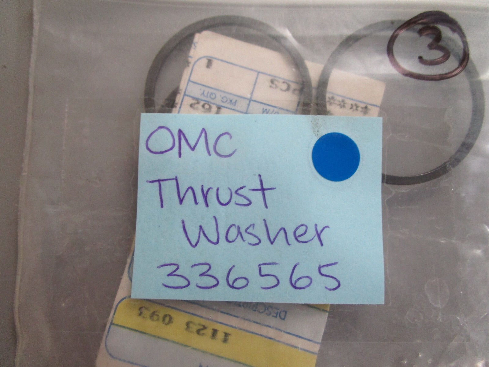 *NEW OEM* 0770 OMC Johnson Evinrude Thrust Washer 336565 0336565