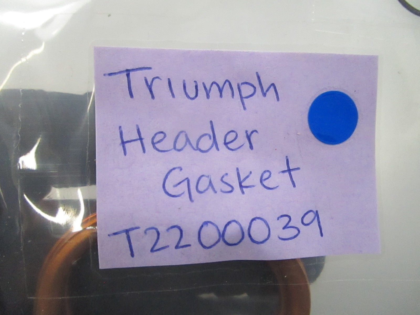 *NEW OEM* 0810 Triumph Header Gasket T2200039