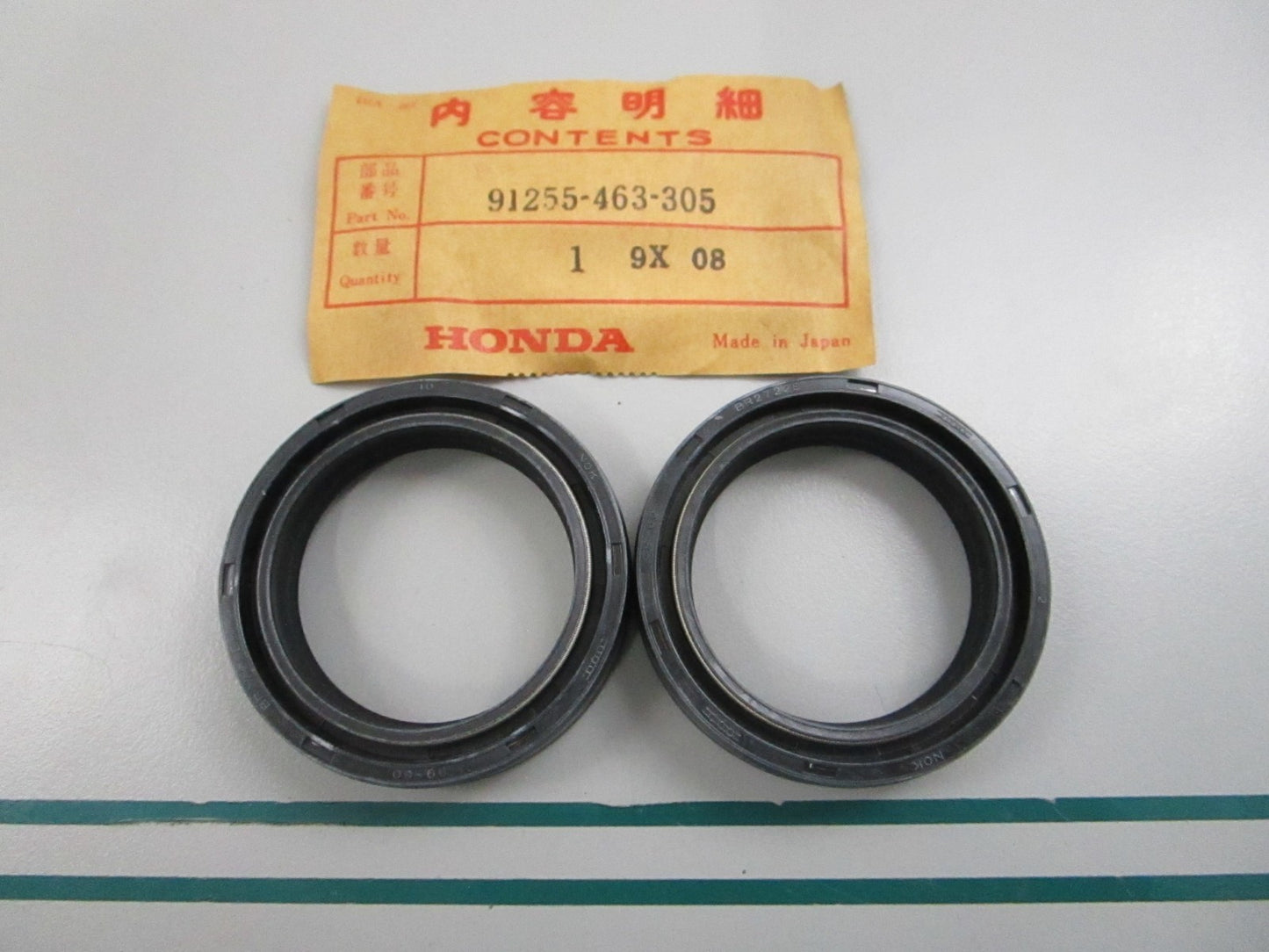NEW OEM (LOT OF 2) 91255-463-305 Honda Oil Seal 0810