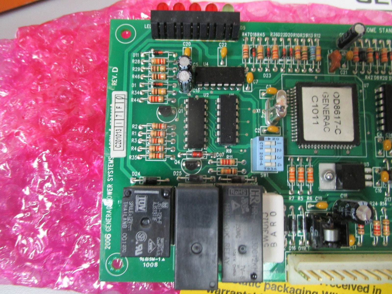 NEW OEM 0D86150SRV Generac PCB HSB Circuit Board Controller 0720