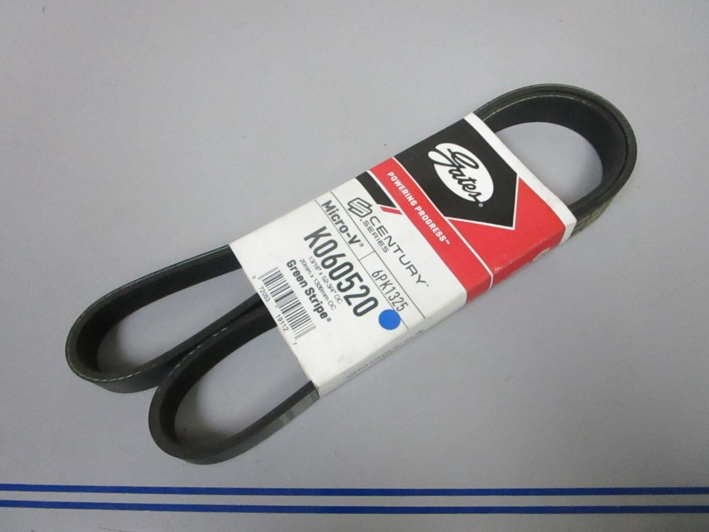 NEW K060520 Gates Micro-V 13/16" x 52 ¾" Serpentine Belt 0720