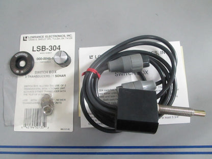 NEW OEM LSB-304 000-0046-14 Lowrance Transducer & Sonar Kit 0820