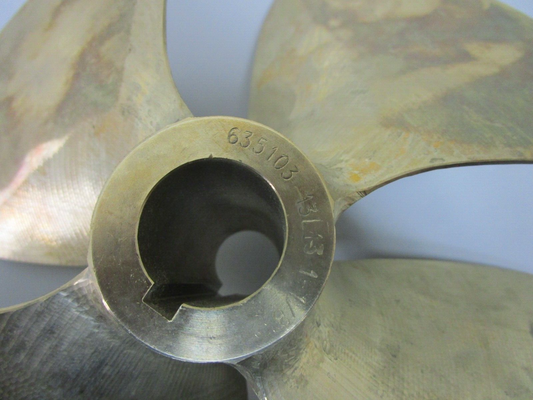*NEW* 0720 Michigan Wheel 1⅛ SAE 4 Blade 13 x 13 Nibral Propeller 635103