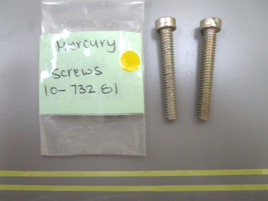 *NEW OEM* (LOT OF 2) 0750 Mercury Quicksilver SCREWS 10-73281