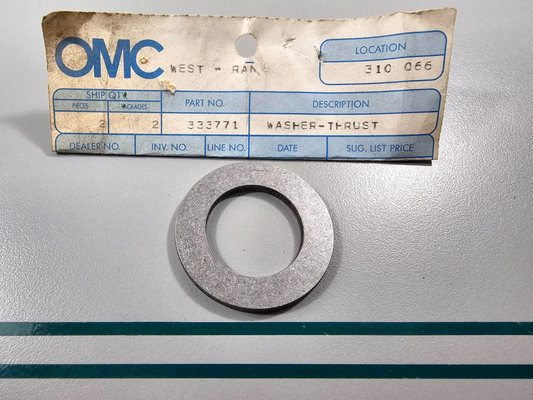 NEW OEM 333771 0333771OMC Johnson Evinrude Thrust Washer 0810