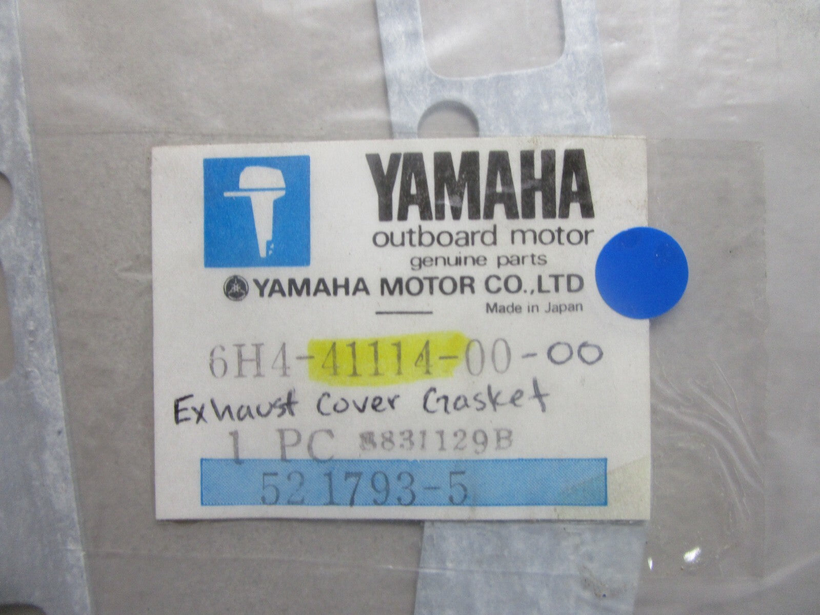 *NEW OEM* 0810 Yamaha Exhaust Cover Gasket 6H4-41114-00-00