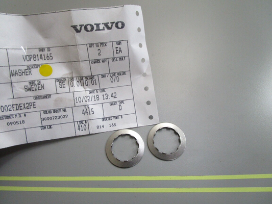 *NEW OEM* (LOT OF 2) 0810 Volvo Penta Washer 814165