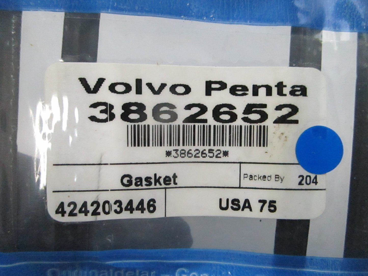 *NEW OEM* 0810 Volvo Penta Gasket 3862652