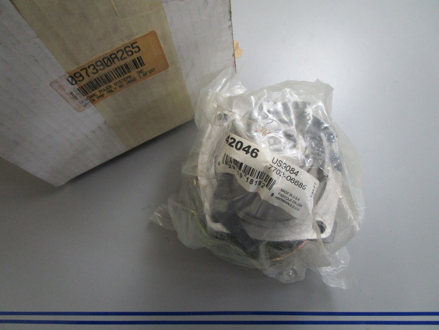 *NEW OEM* 0820 Generac 1.6 Fiat Water Pump Only (No Housing) 097390A265