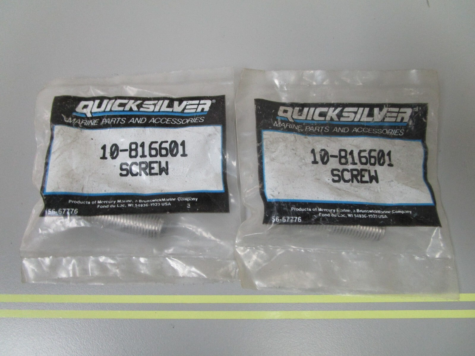 *NEW OEM* (LOT OF 2) 0810 Mercury Quicksilver Screw 10-816601