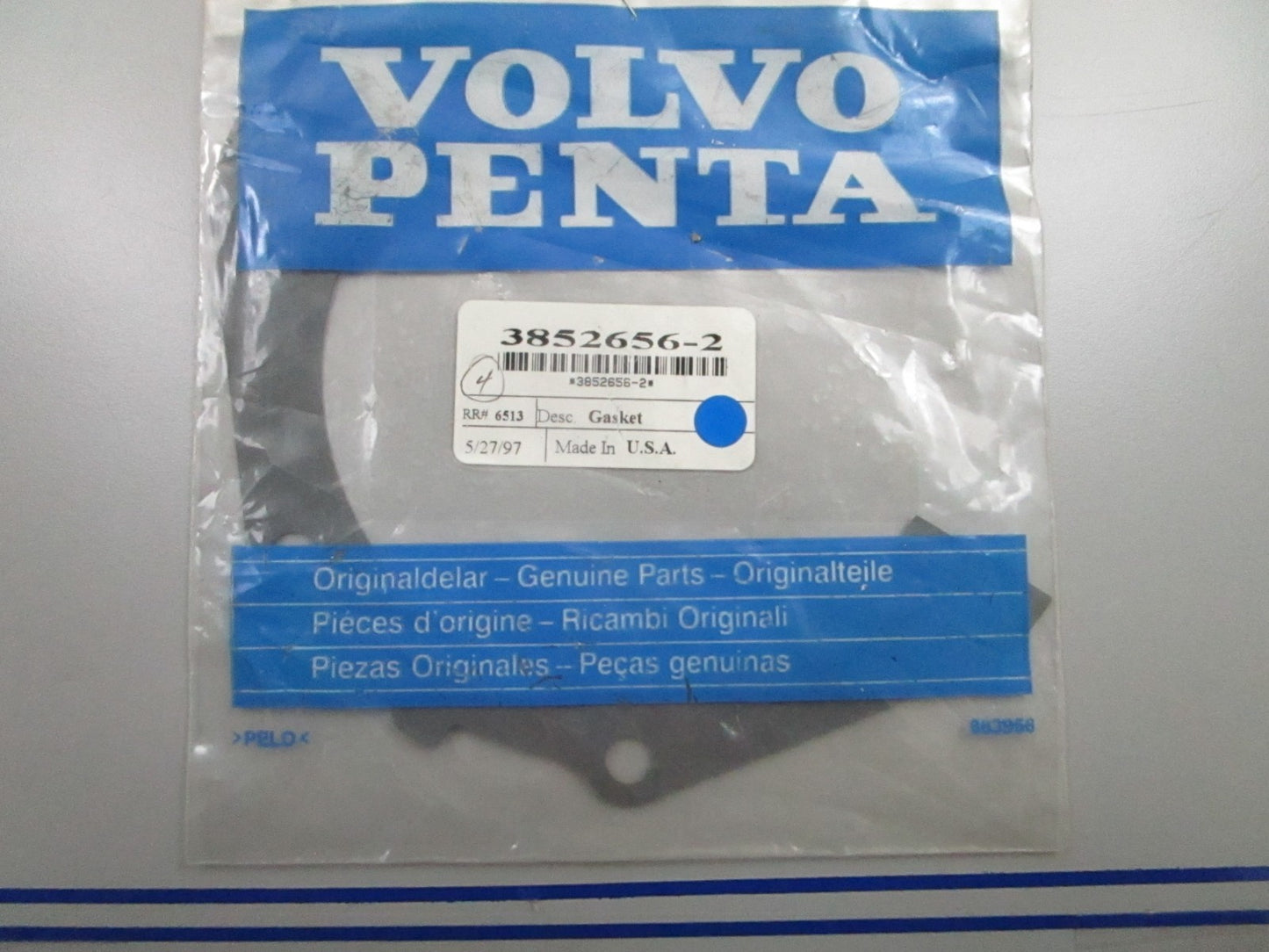 *NEW OEM* 0810 Volvo Penta Gasket 3852656 3852656-2