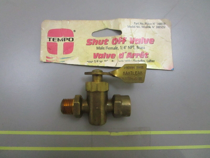 *NEW* 0810 Tempo Shut Off Valve 140010