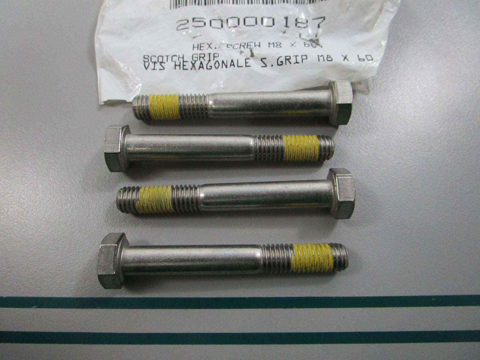 NEW (LOT OF 4) 250000187 Sea-Doo Hex Screw 0810