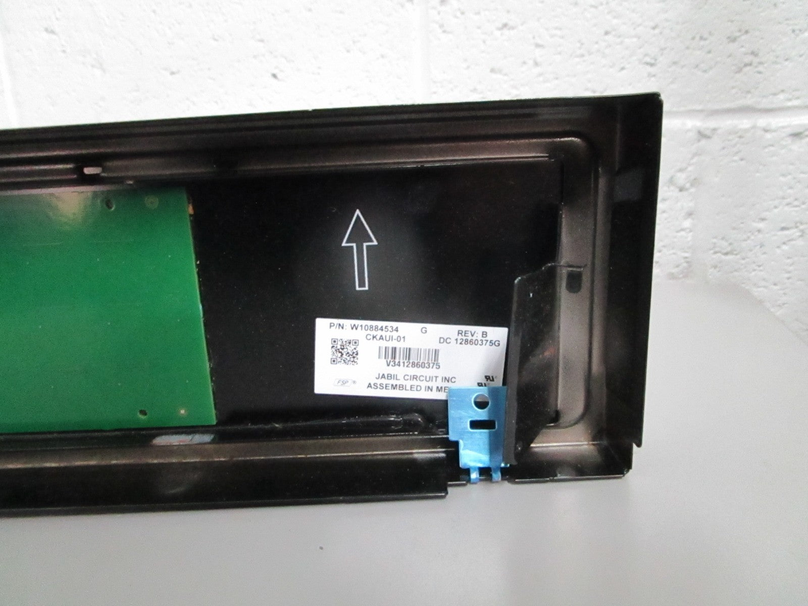 Whirlpool W11093241 NEW OEM Wall Oven Range Control Panel Stainless Steel 0820
