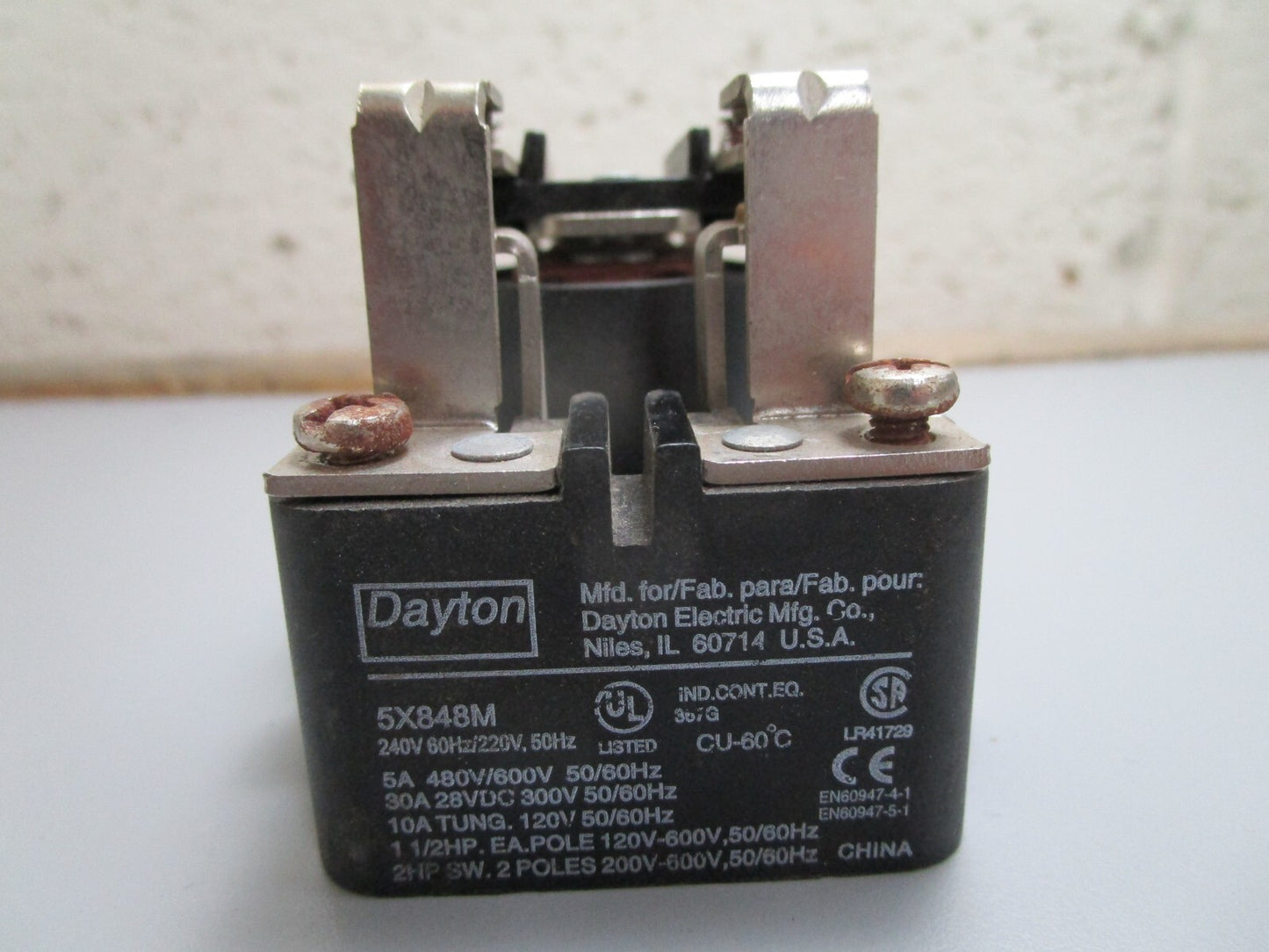 *NEW* 0820 Dayton Electric Relay 5X848M
