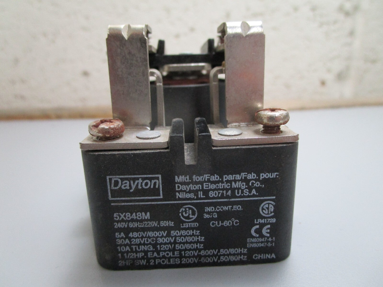 *NEW* 0820 Dayton Electric Relay 5X848M