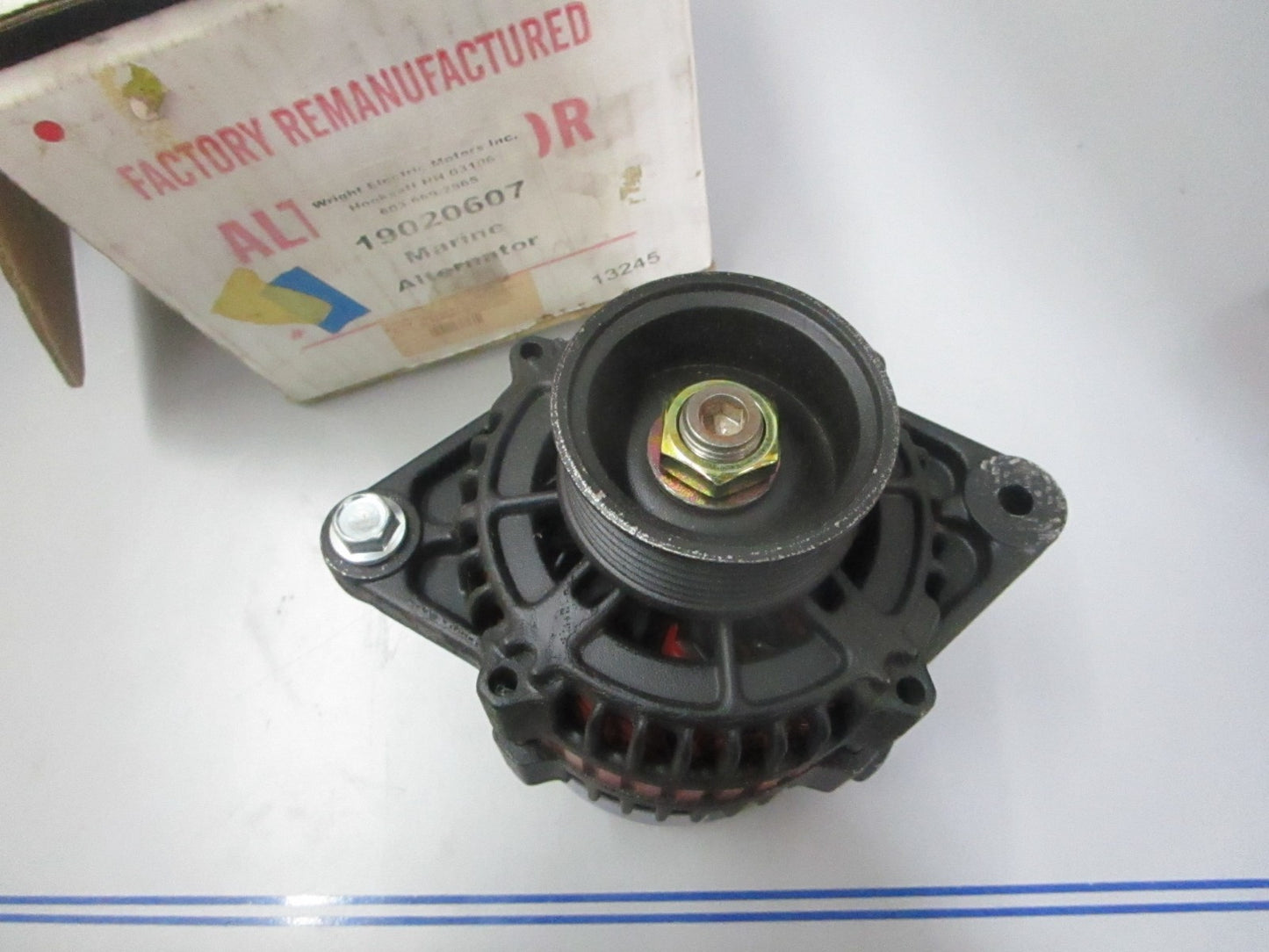 *NEW* 0720 Wright Electric 12V 70AMP Alternator 19020607 Replace: 20821 RA09700A
