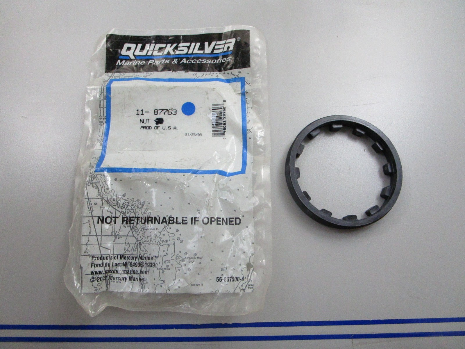 *NEW OEM* 0810 Mercury Quicksilver Prop Nut 11-87763