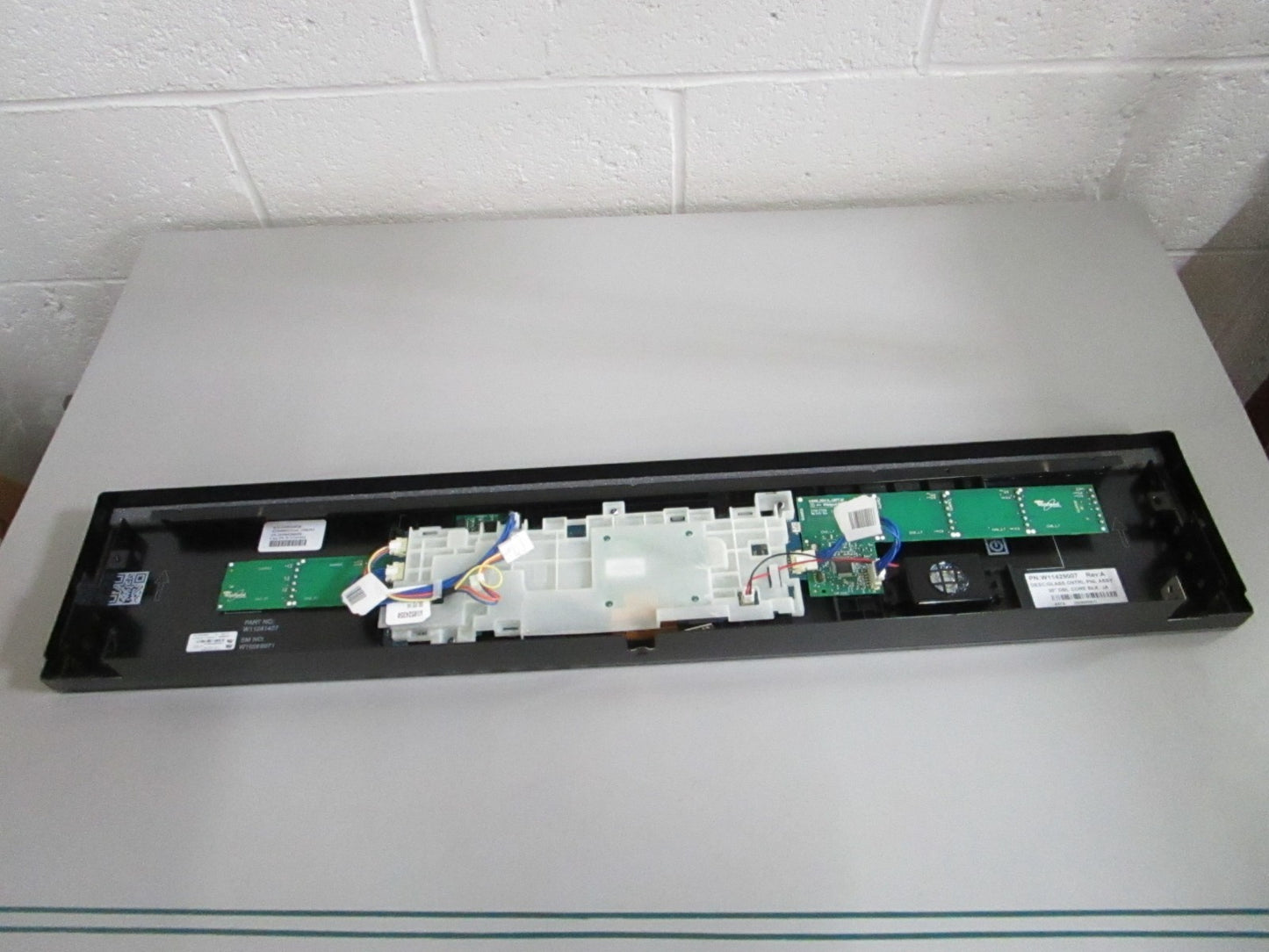 Whirlpool NEW OEM Black Glass Console W11451409 NOS Genuine Factory Part 0820