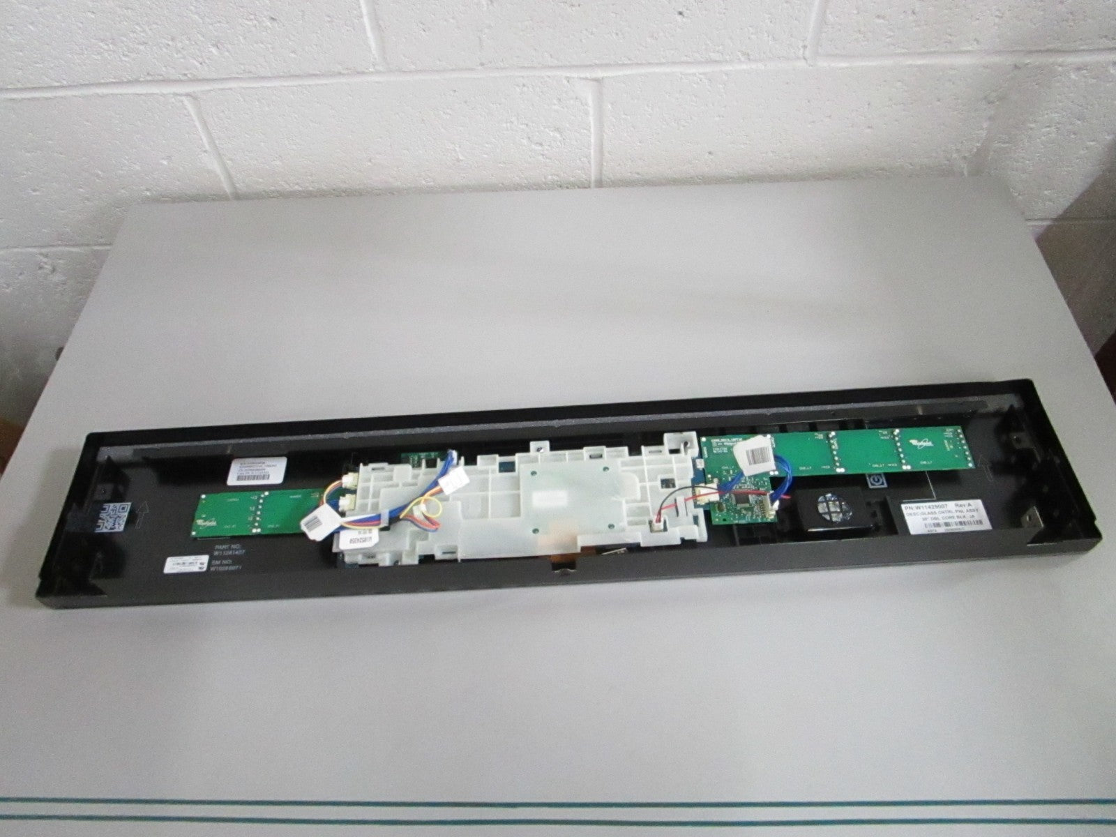 Whirlpool NEW OEM Black Glass Console W11451409 NOS Genuine Factory Part 0820