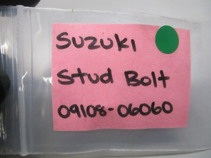 NEW OEM (LOT OF 2) 09108-06060 Suzuki Stud Bolt 0810