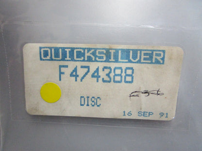 *NEW OEM* 0820 Mercury Quicksilver Disc F474388
