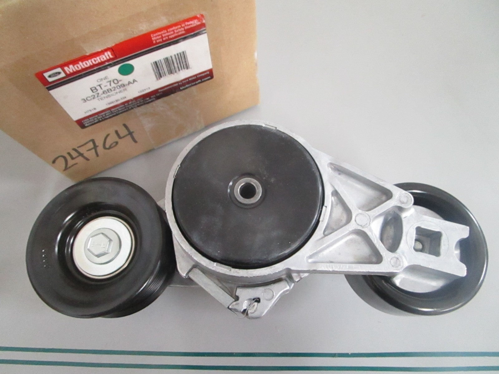Motorcraft BT-70 3C2Z-6B209-AA Belt Tensioner 6.0 PowerStroke NEW OEM 0820
