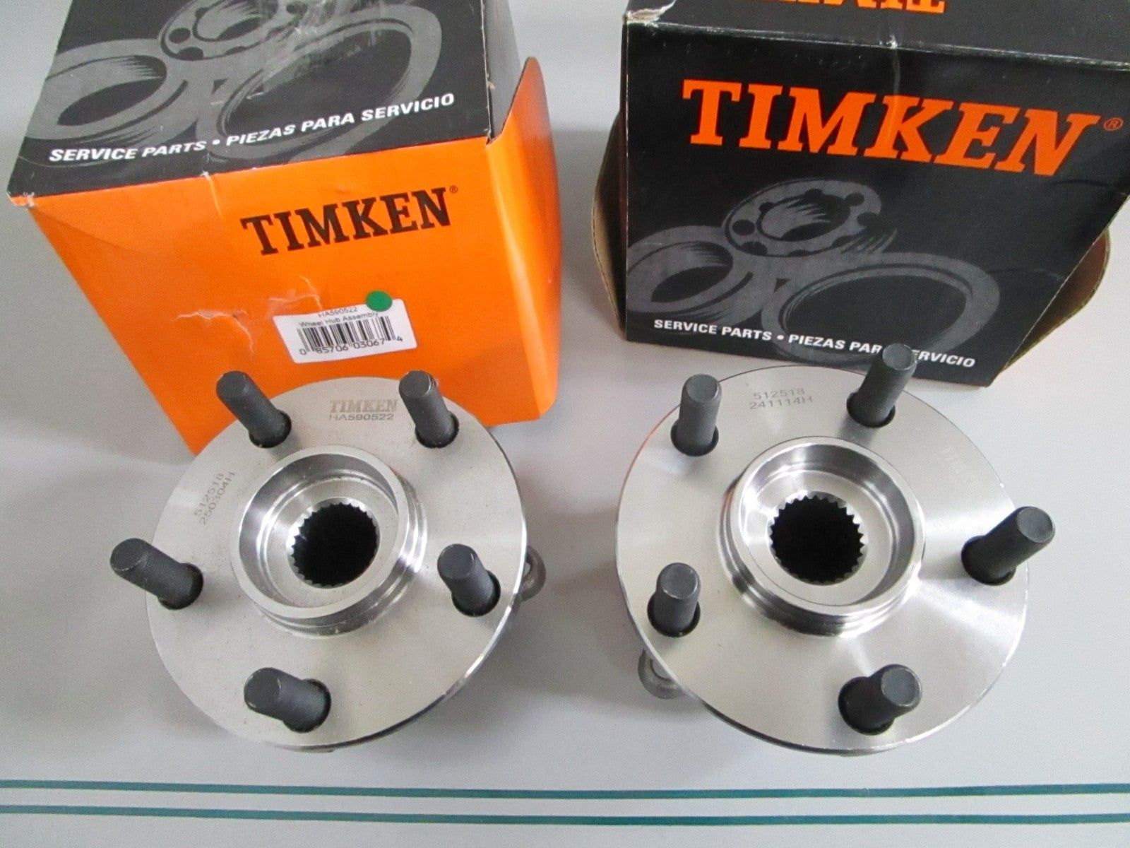 Timken HA590522 NEW Rear Wheel Bearing Hub Assembly Subaru LOT OF 2 NOS 0820