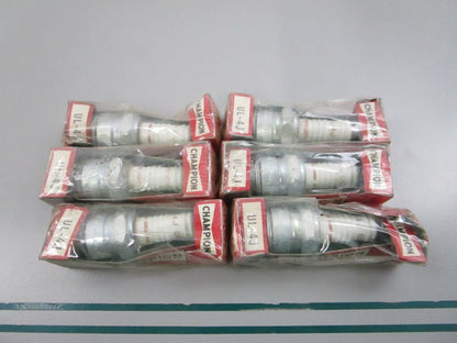 NEW (LOT OF 6) UL-4J Champion Spark Plug 0810