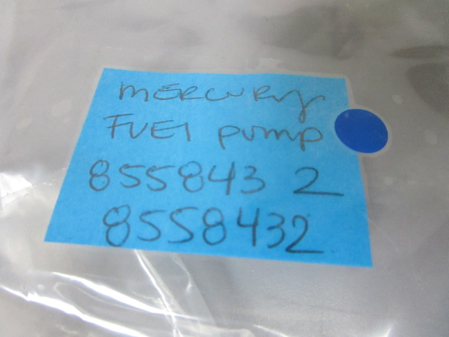 *NEW OEM* 0720 Mercury Quicksilver Fuel Pump 855843 2 8558432