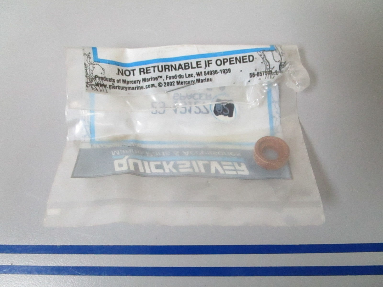 *NEW OEM* 0840 Mercury Quicksilver Spacer 23-13127