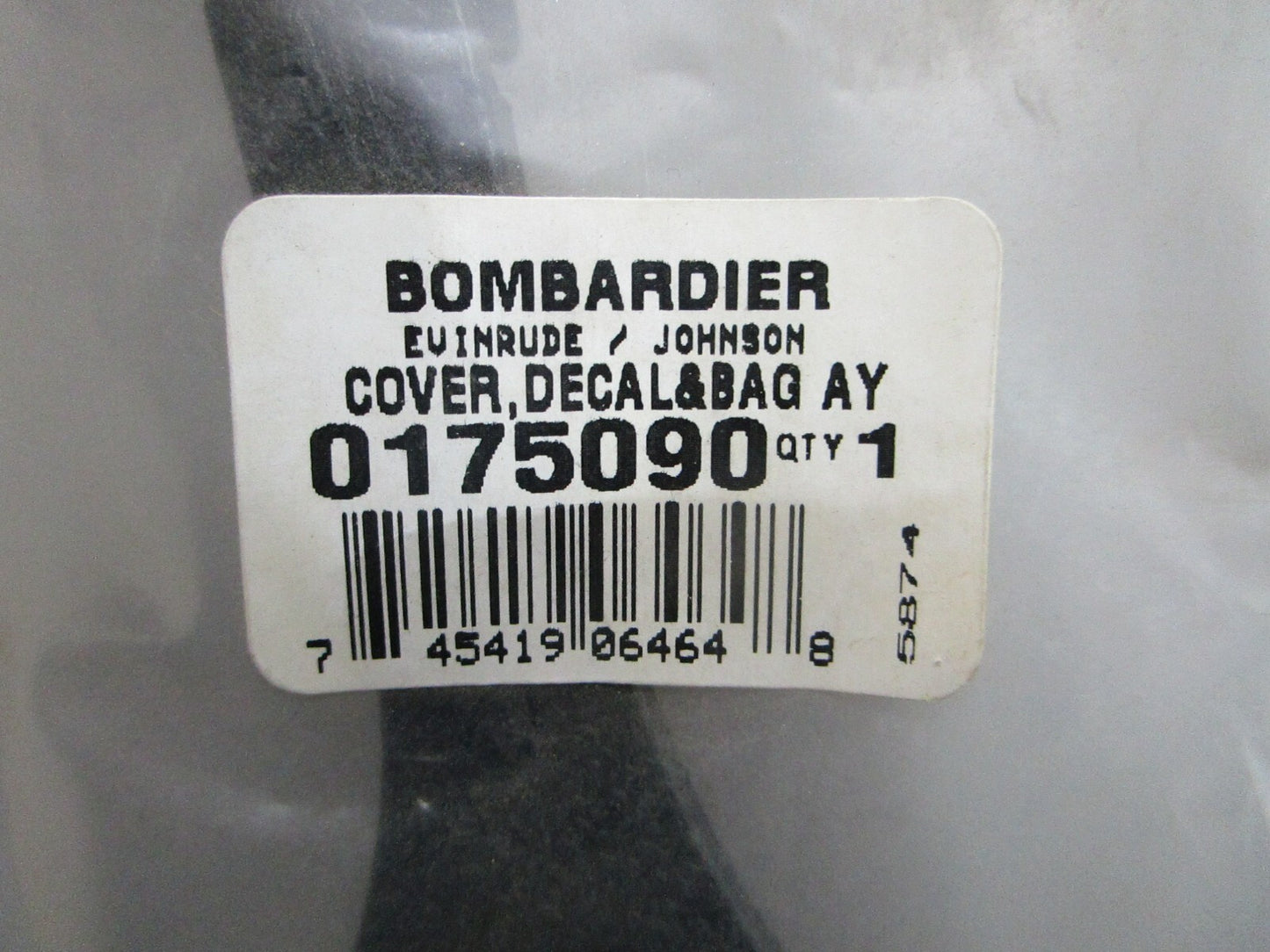 *NEW OEM* 0820 OMC Johnson Evinrude Remote Control Handle Cover 175090 0175090