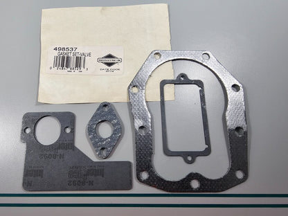 NEW OEM 498537 Briggs & Stratton Valve Gasket Set 0810
