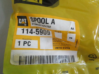 *NEW OEM* 0820 CAT Spool A 114-5909