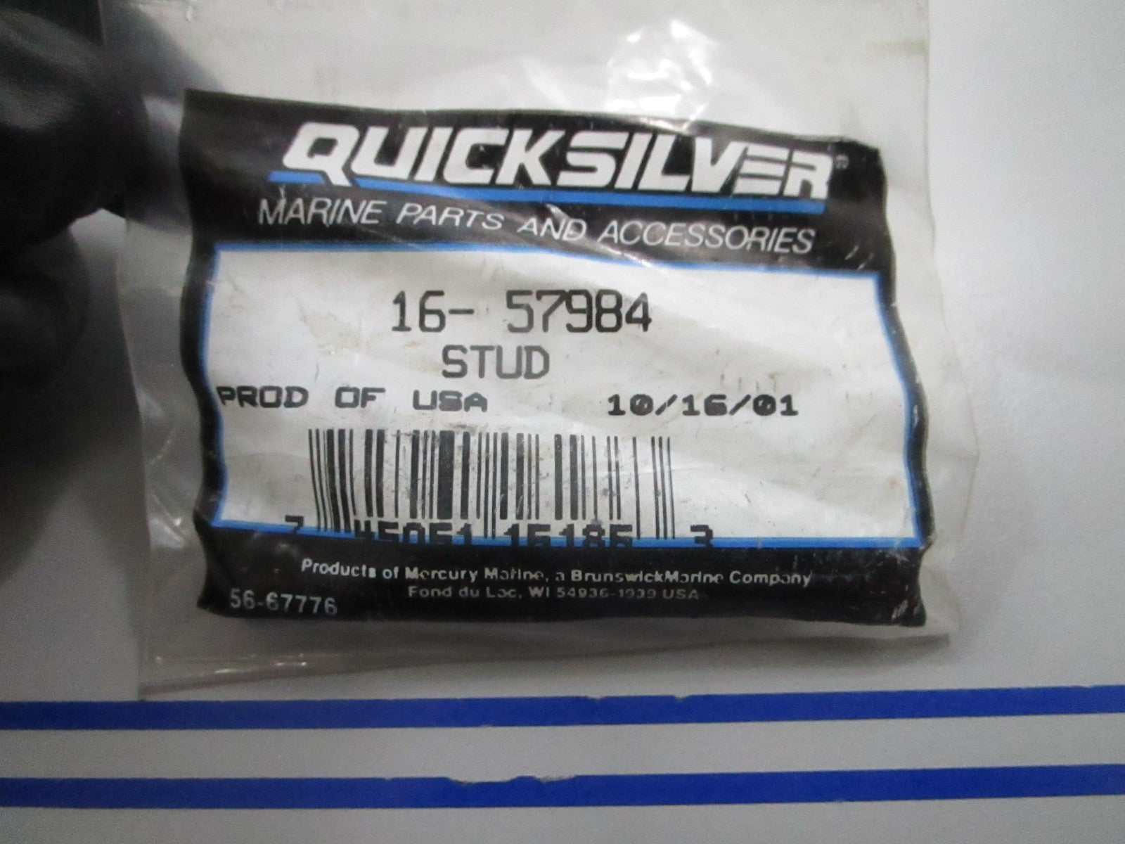 *NEW OEM* 0810 Mercury Quicksilver Stud 16-57984