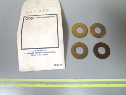*NEW OEM* (LOT OF 4) 0750 OMC Johnson Evinrude SPRING WASHER 303252 0303252